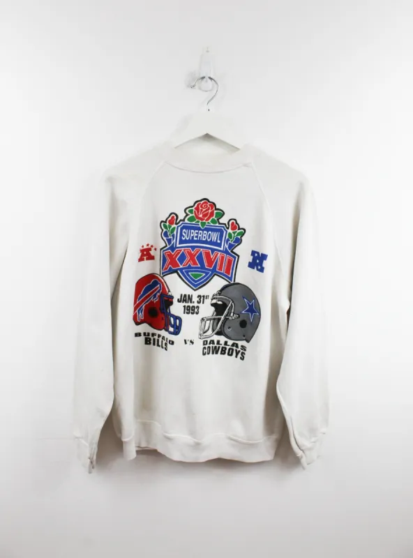 Vintage NFL 93 Super Bowl Bills V Cowboys Crewneck sold by HG Vintage