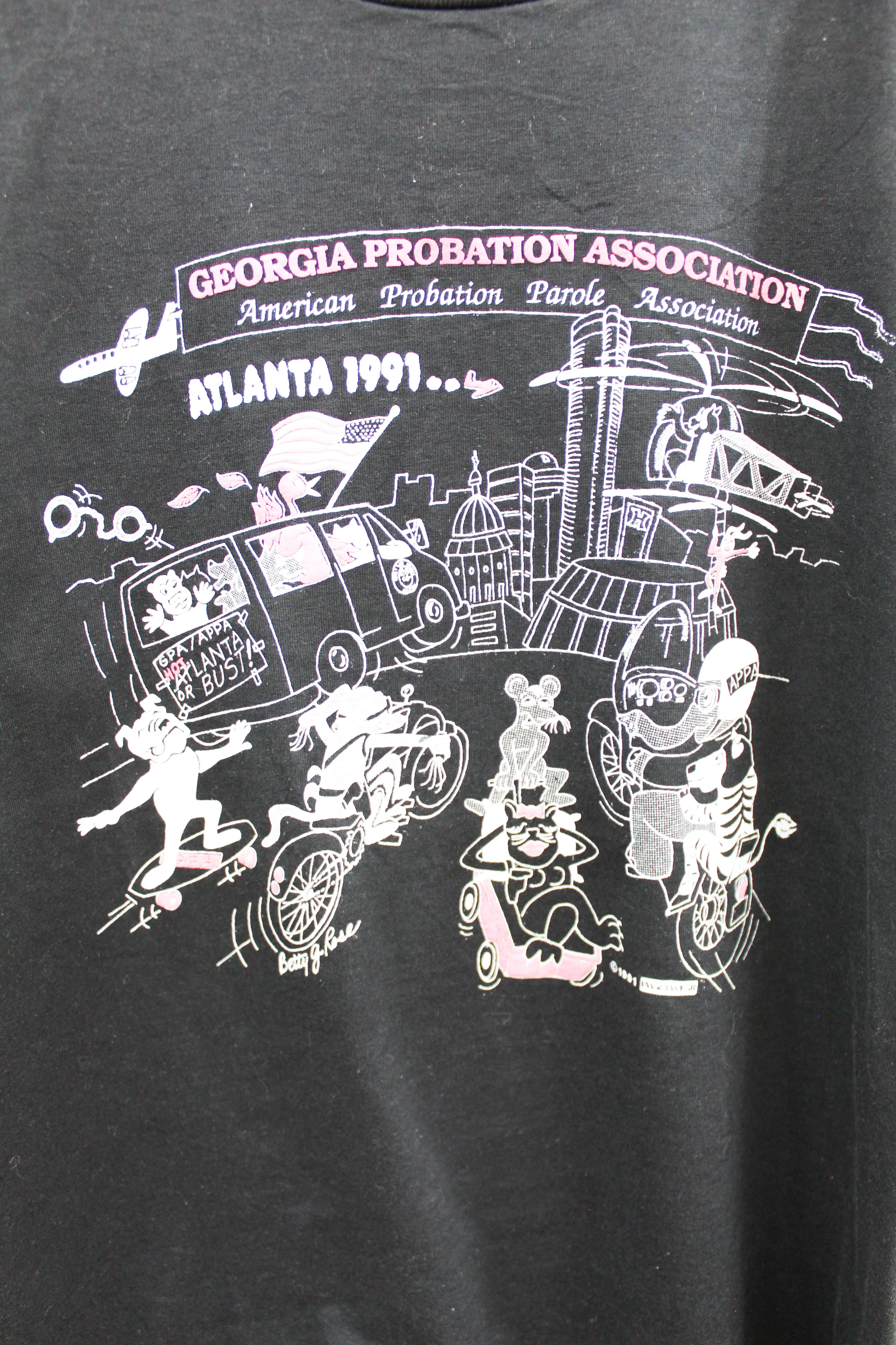 X - Vintage 1991 Georgia Probation Association Jerzees Super Tee sold by HG Vintage product image thumbnail 2