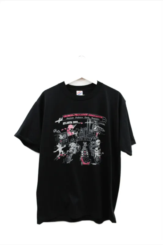 X - Vintage 1991 Georgia Probation Association Jerzees Super Tee sold by HG Vintage