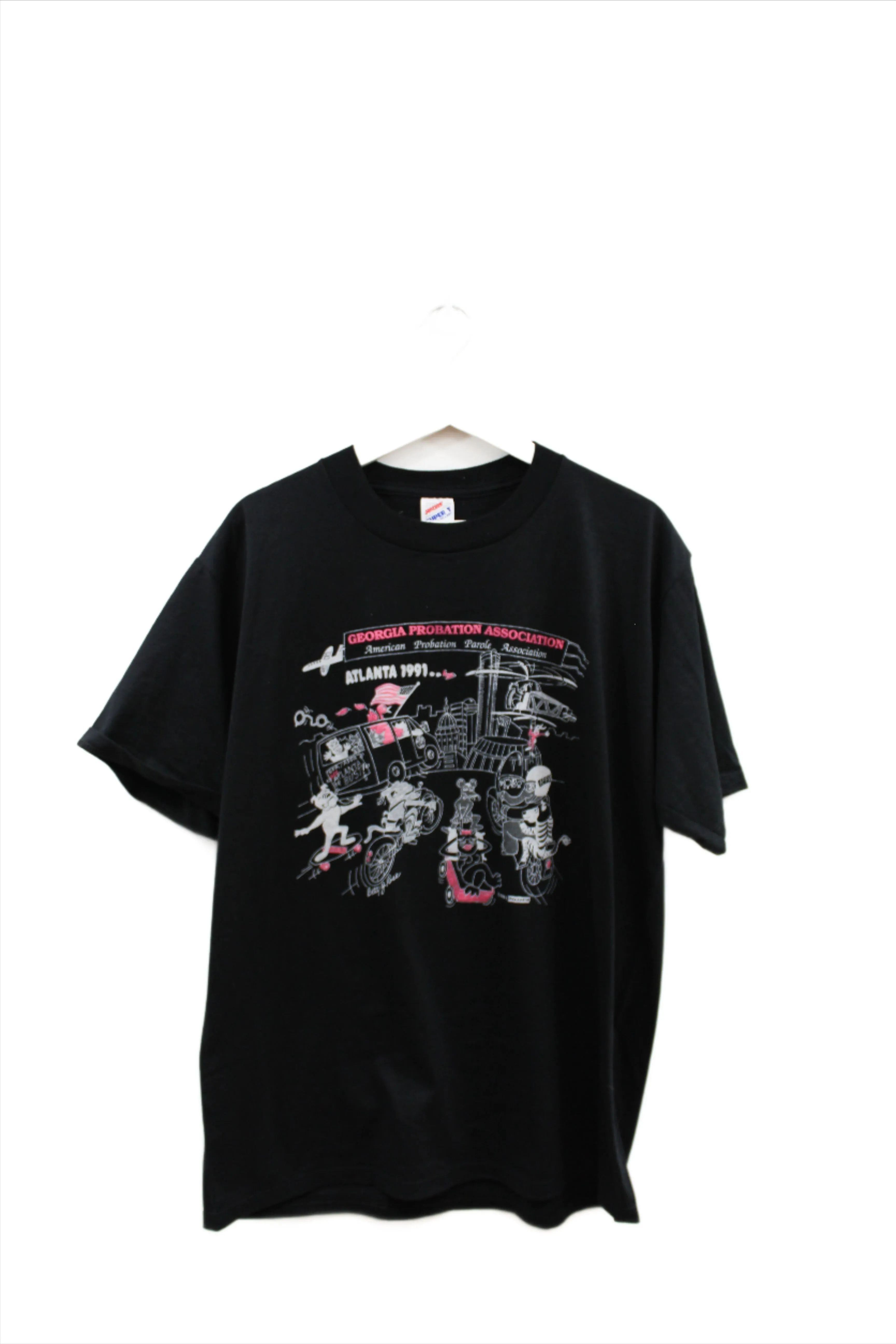 X - Vintage 1991 Georgia Probation Association Jerzees Super Tee sold by HG Vintage