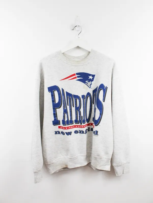 NFL New England Patriots 94' Logo Crewneck sold by HG Vintage