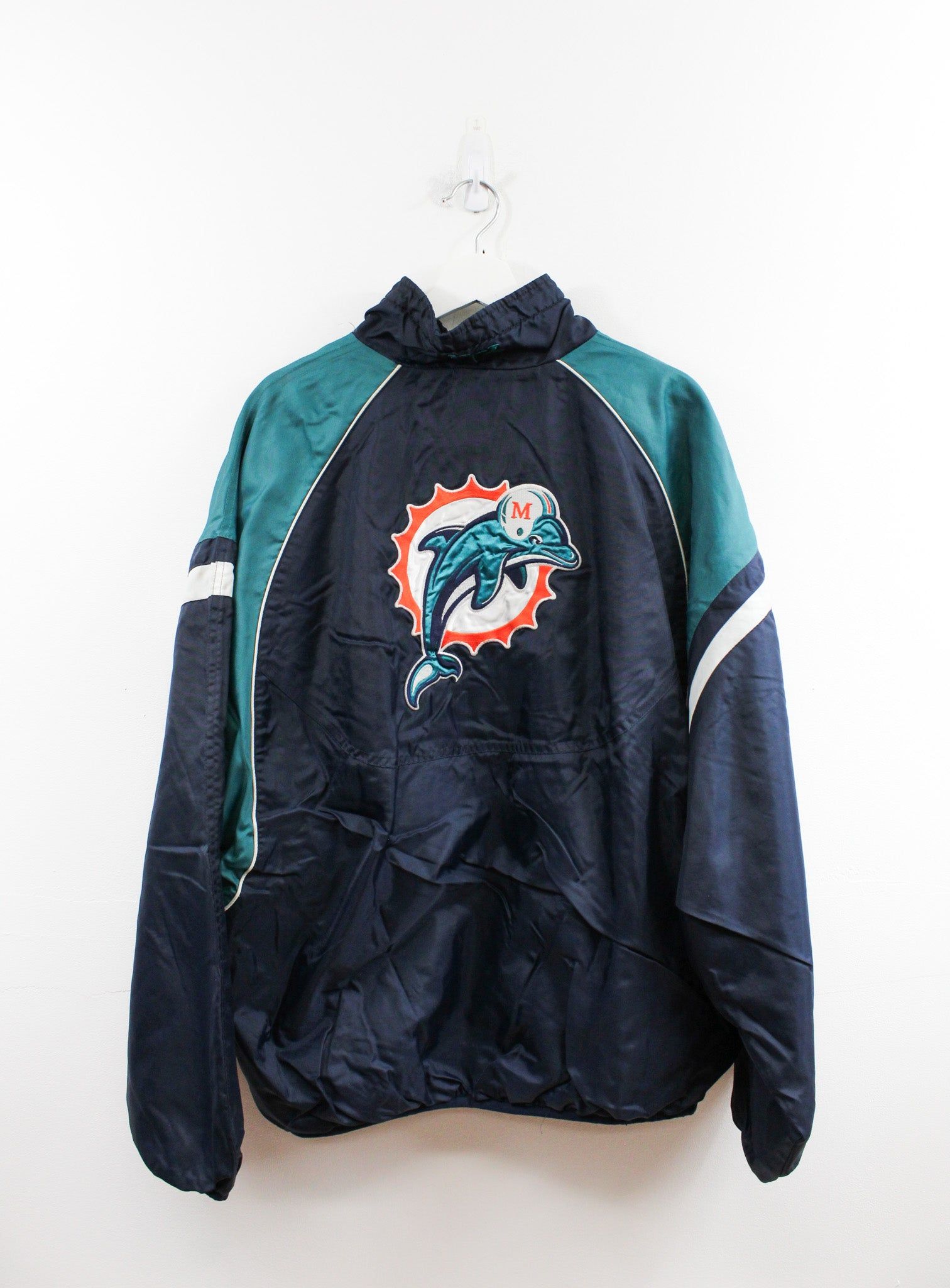 NFL Miami Dolphins Polar Fleeced Nylon Jacket sold by HG Vintage product image thumbnail 3