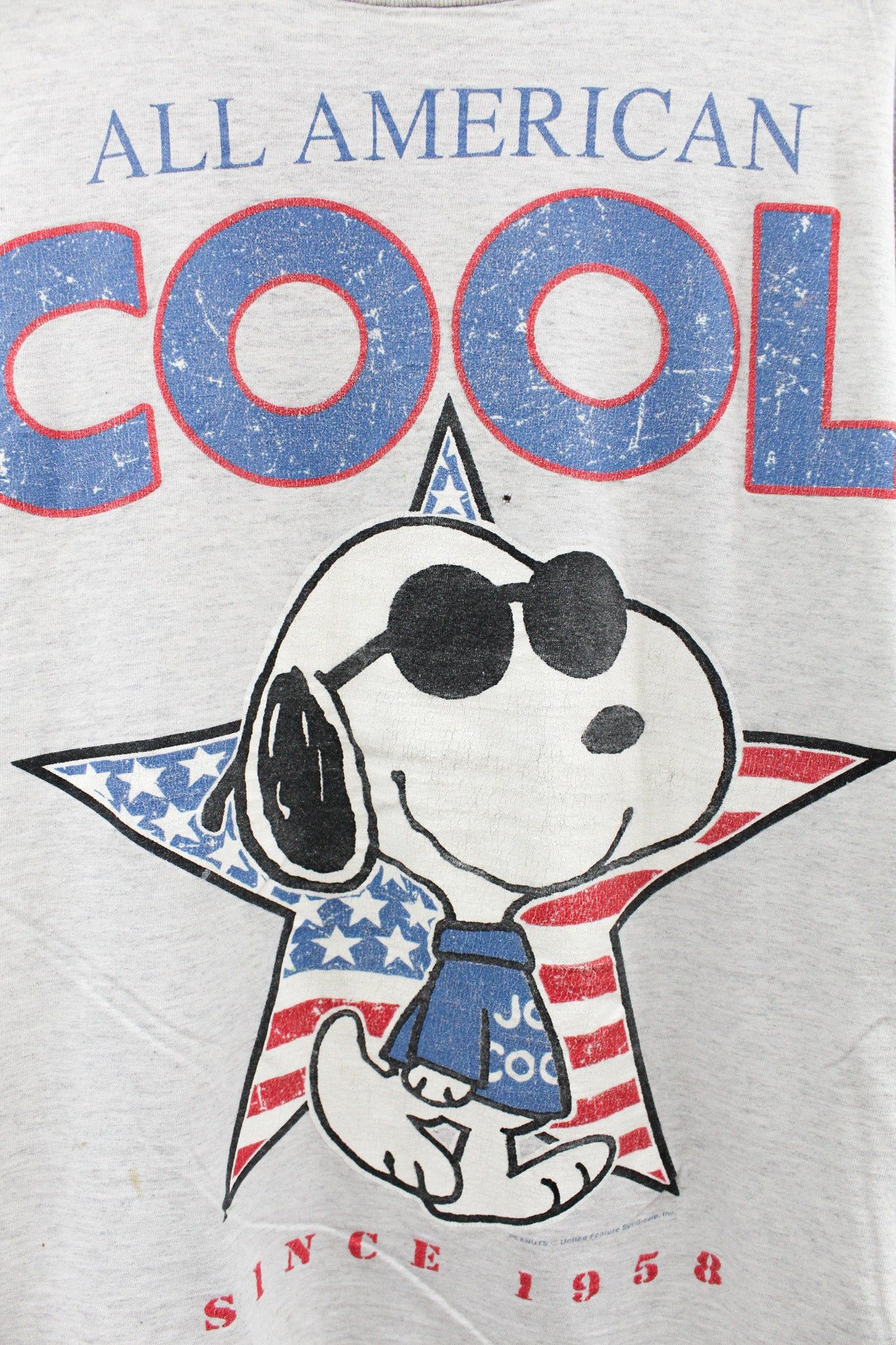 Vintage Snoopy American Cool Graphic Tee sold by HG Vintage product image thumbnail 2