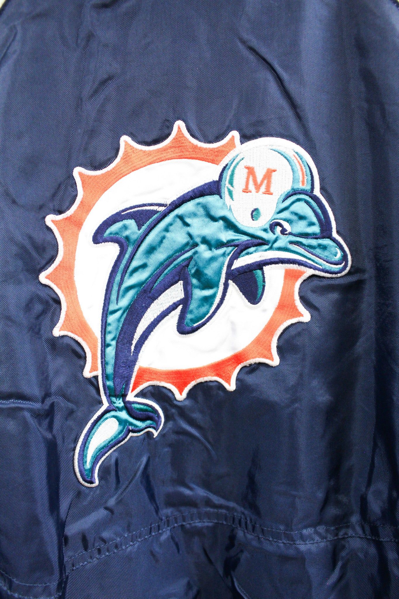 NFL Miami Dolphins Polar Fleeced Nylon Jacket sold by HG Vintage product image thumbnail 4