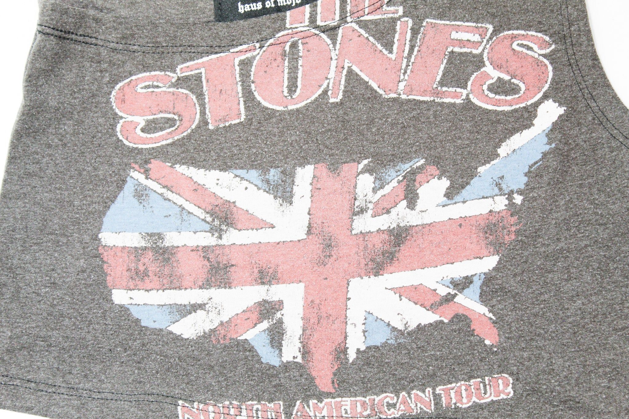 Haus Of Mojo Vintage Reworked Rolling Stones 1981 North American Tour One Shoulder Cropped Top sold by HG Vintage product image thumbnail 2