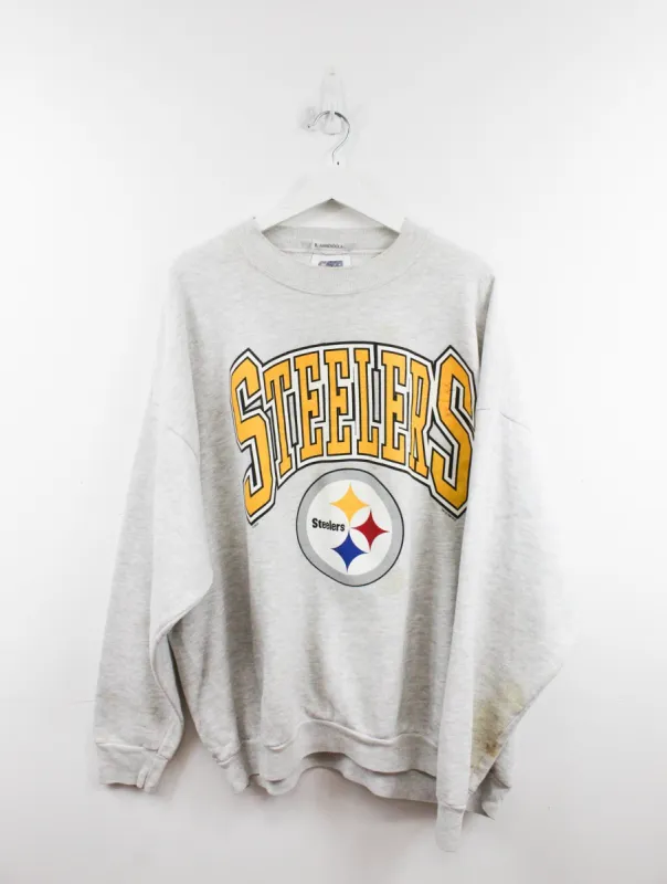 NFL Pittsburgh Steelers 98' Logo Crewneck sold by HG Vintage