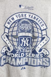 MLB 09' New York Yankees World Series Champions Tee sold by HG Vintage