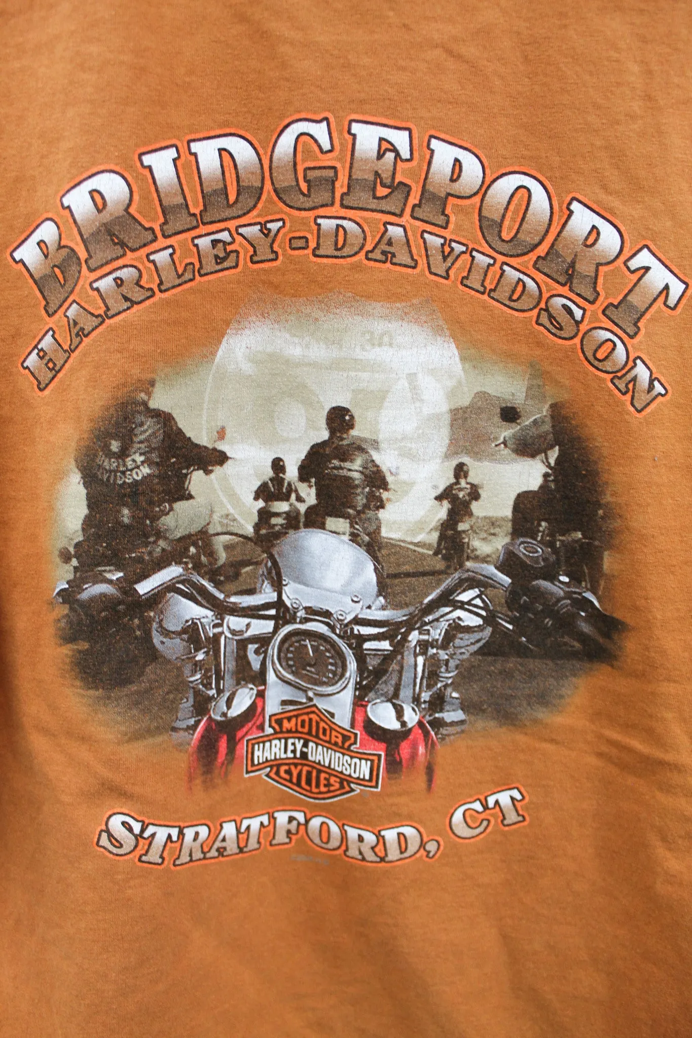 X - Vintage 2007 Harley Davidson Joker Stratford Connecticut Graphic Tee sold by HG Vintage product image thumbnail 4