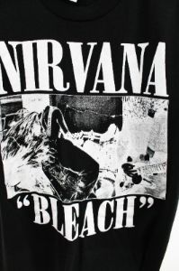 Nirvana Bleach Picture Bootleg Tee sold by HG Vintage