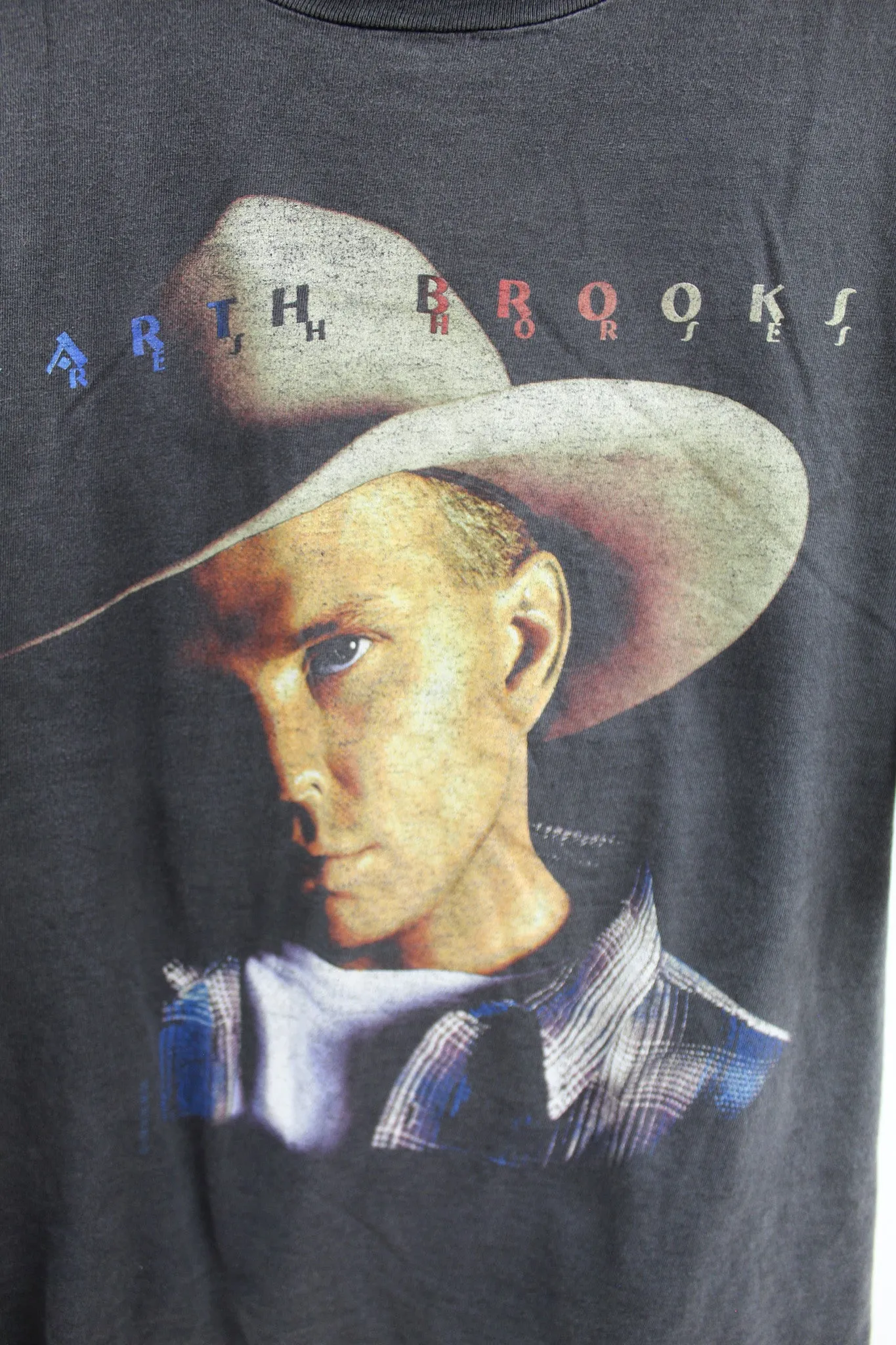 X - Vintage 1996 Garth Brooks Fresh Horses Tour Picture Hanes Beefy Tee sold by HG Vintage product image thumbnail 2