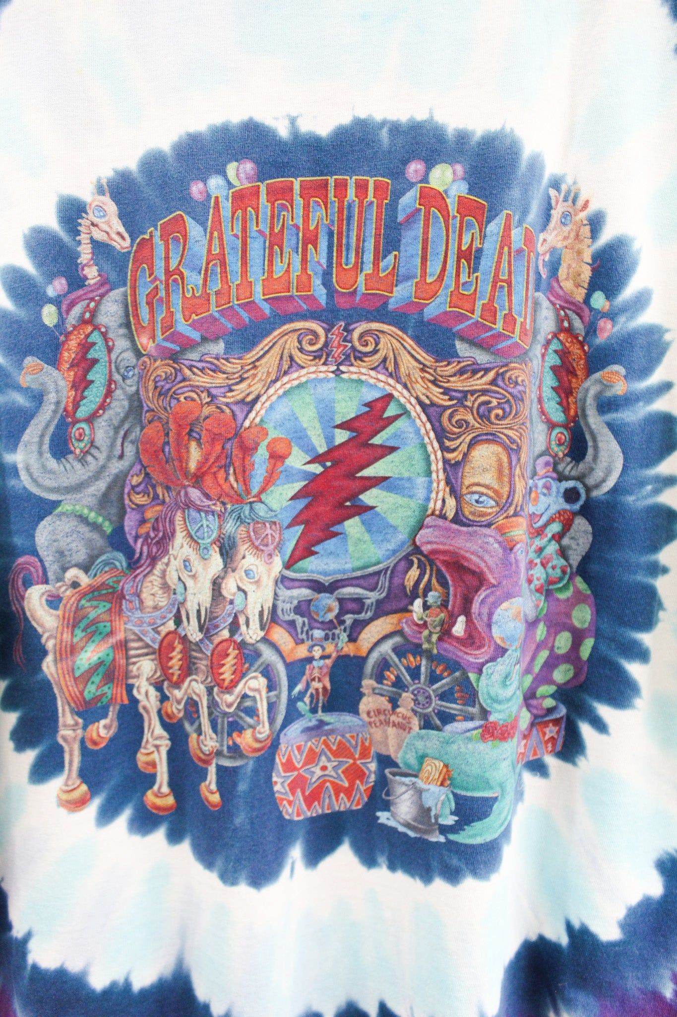 Vintage Grateful Dead Circus Double Sided Jerry Garcia Chris Pinkerton Tee sold by HG Vintage product image thumbnail 3