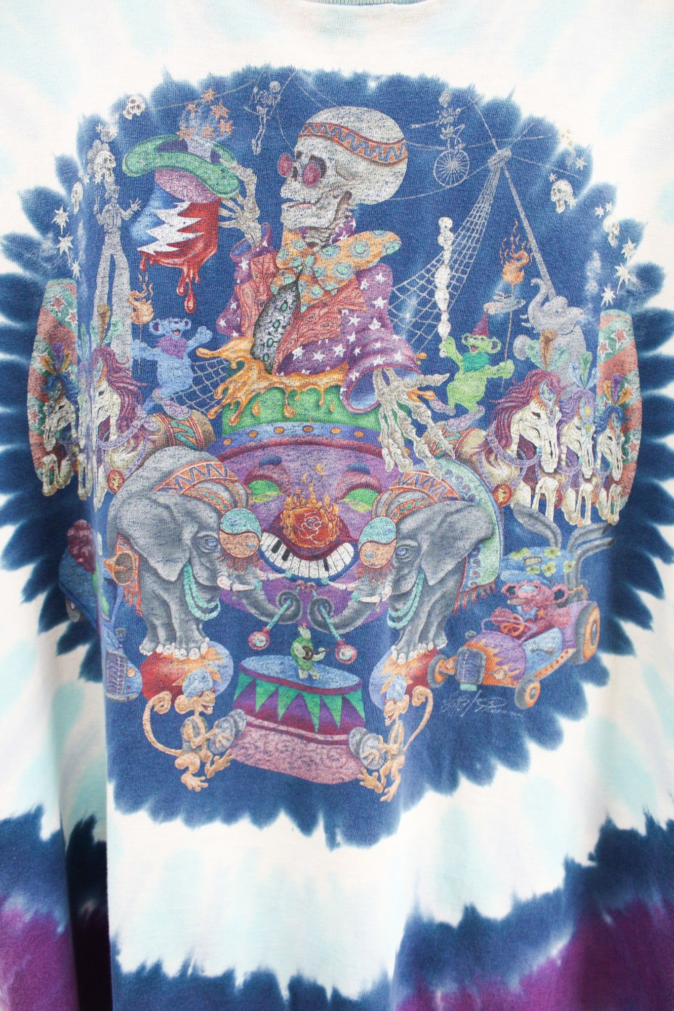 Vintage Grateful Dead Circus Double Sided Jerry Garcia Chris Pinkerton Tee sold by HG Vintage product image thumbnail 2