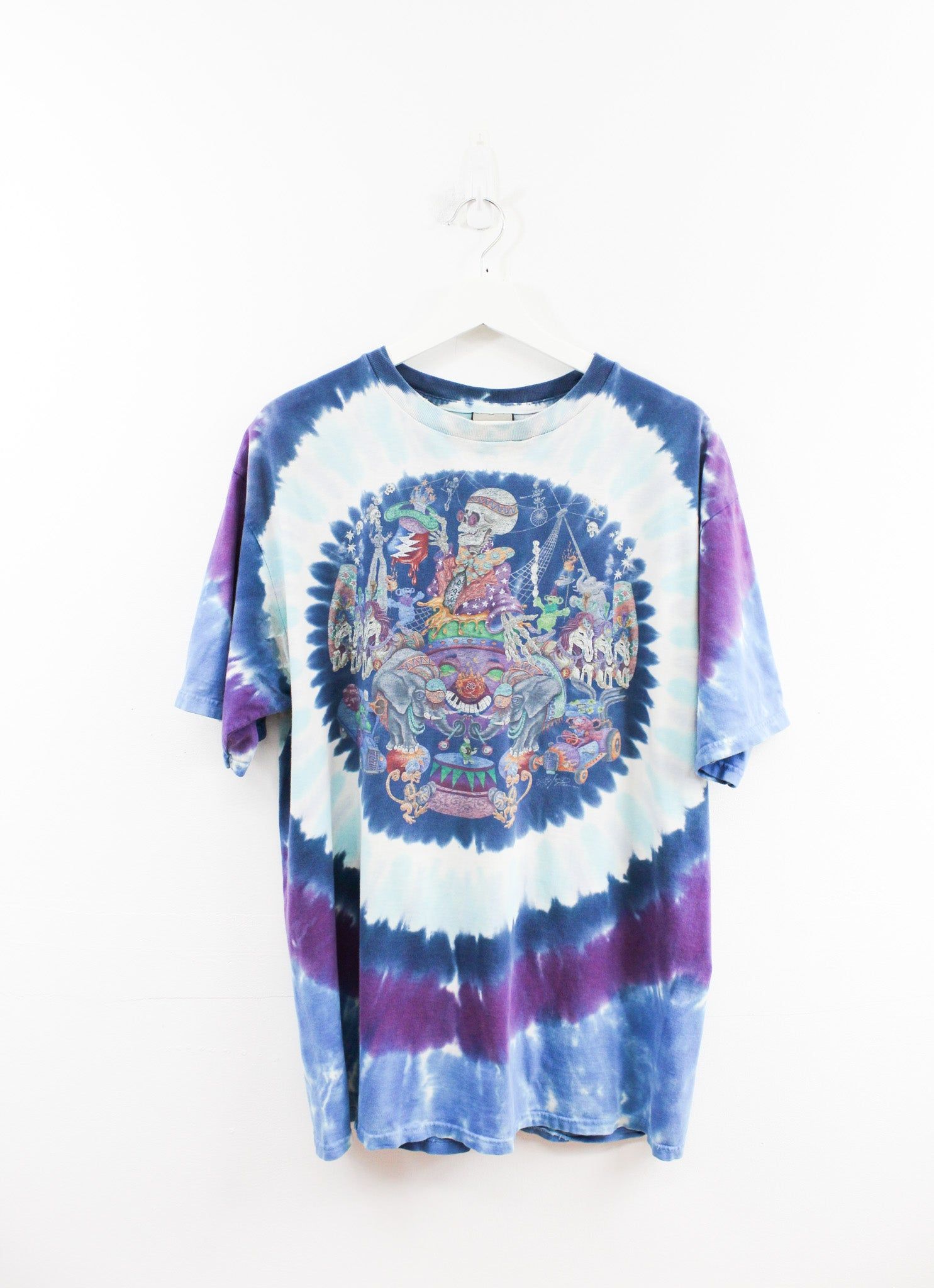 Vintage Grateful Dead Circus Double Sided Jerry Garcia Chris Pinkerton Tee sold by HG Vintage