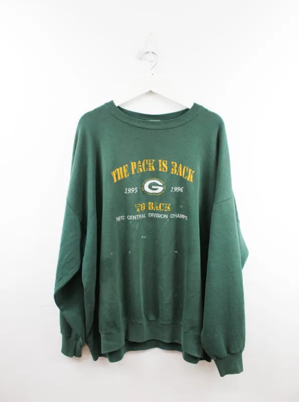Vintage NFL Green Bay Packers Embroidered Logo Crewneck sold by HG Vintage