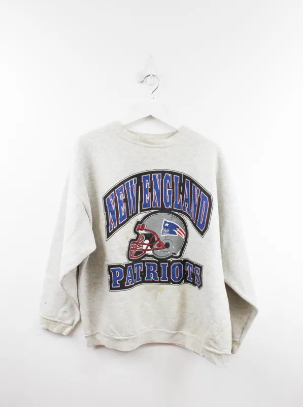 Vintage Logo 7 X NFL New England Patriots Helmet Logo Crewneck sold by HG Vintage