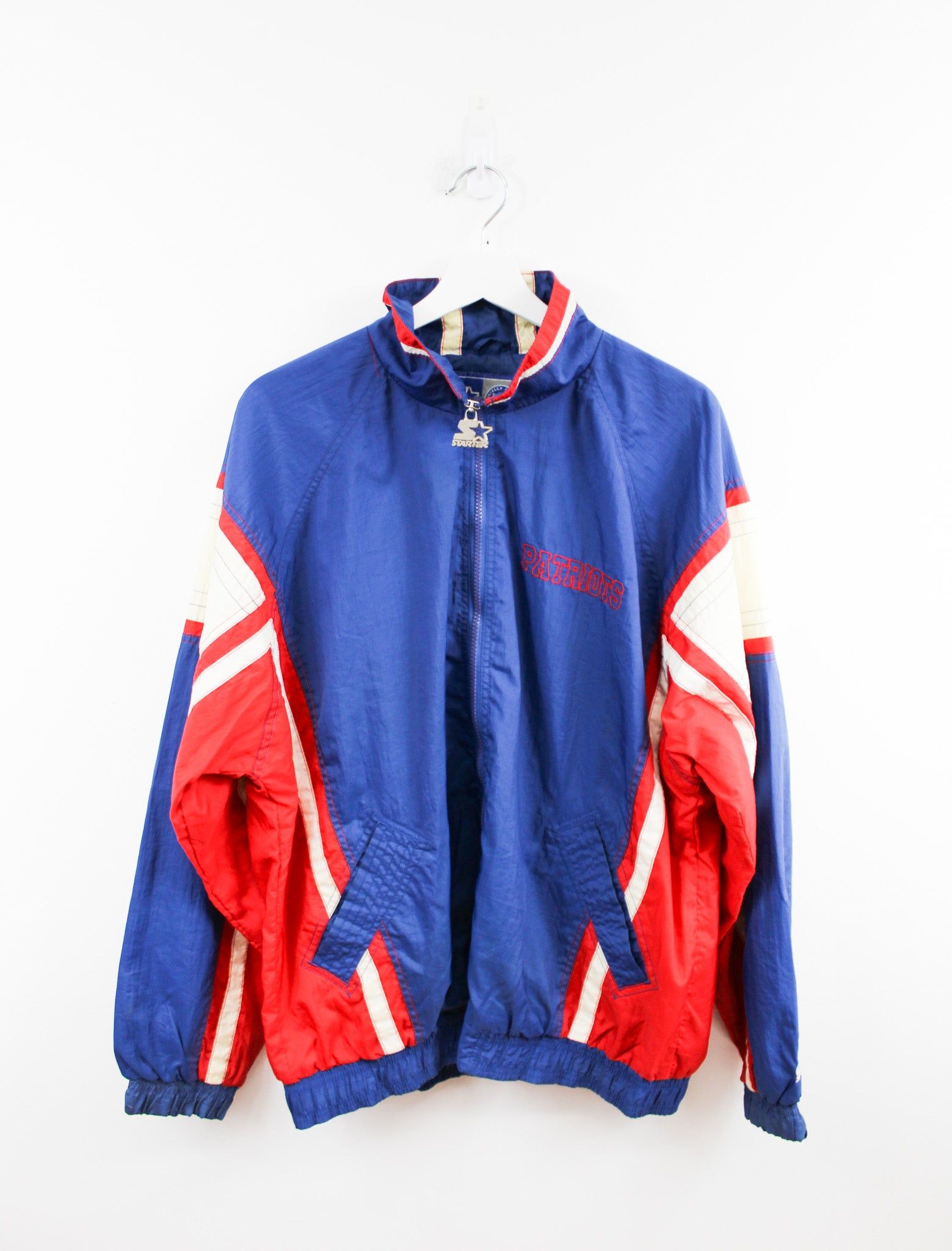 Starter X NFL New England Patriots Windbreaker sold by HG Vintage