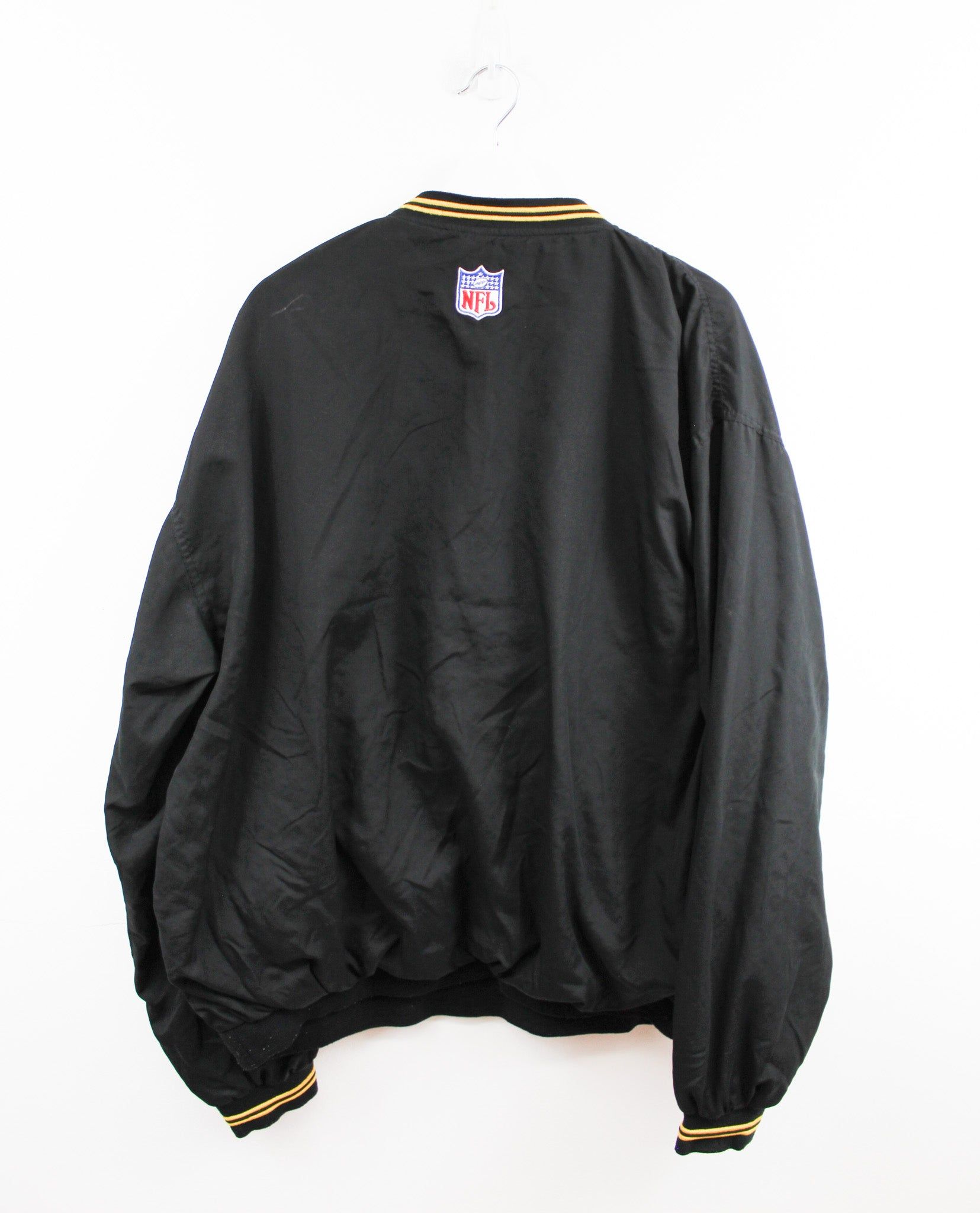 Vintage Reebok X NFL Pittsburgh Steelers Quarter Zip Windbreaker sold by HG Vintage product image thumbnail 3