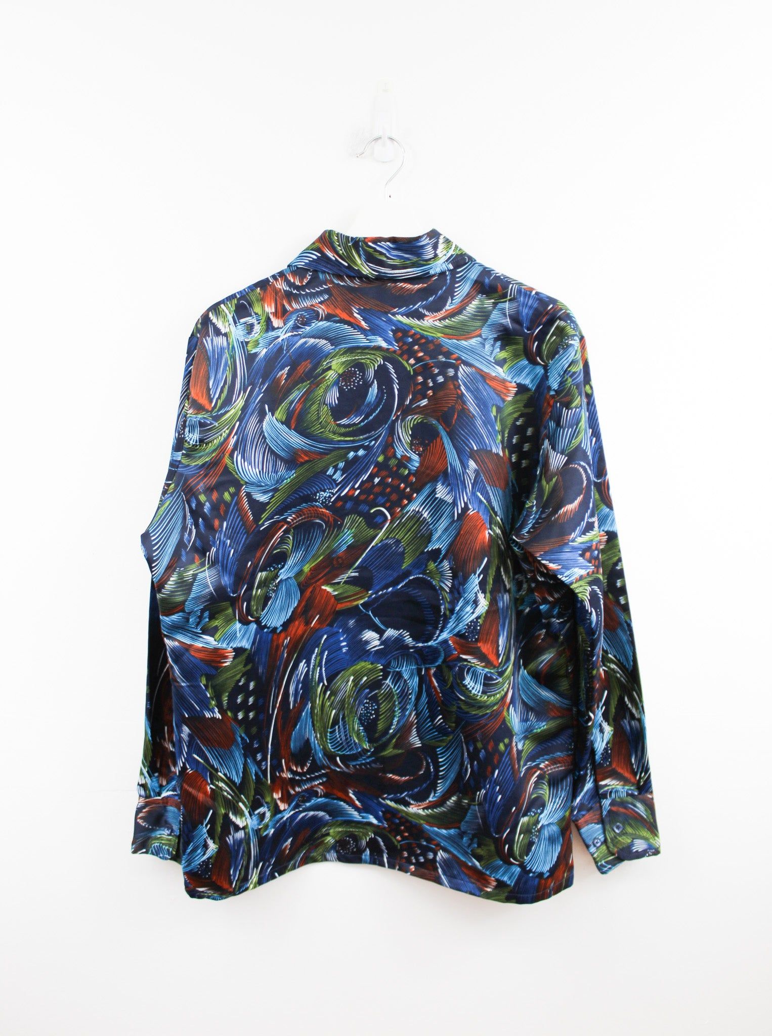 Palm Trees & Waves 70s Printed Button Up Shirts sold by HG Vintage product image thumbnail 3
