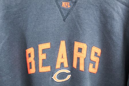 Vintage NFL Chicago Bears Embroidered Logo & Script Crewneck sold by HG Vintage