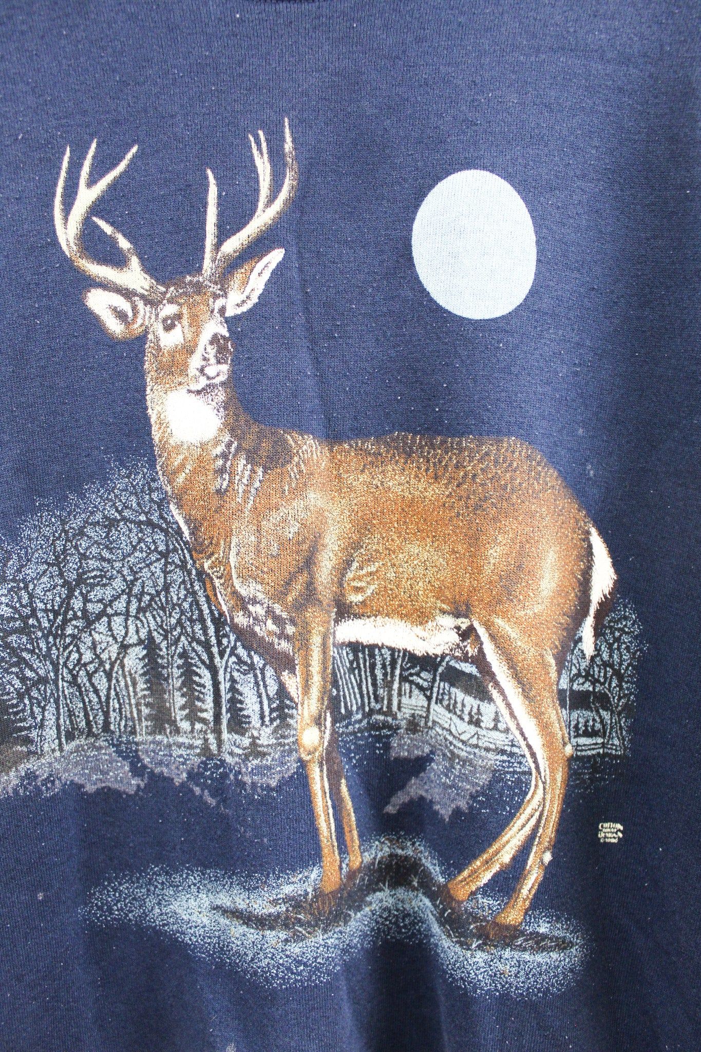 Vintage Deer & Moon Crewneck sold by HG Vintage product image thumbnail 2