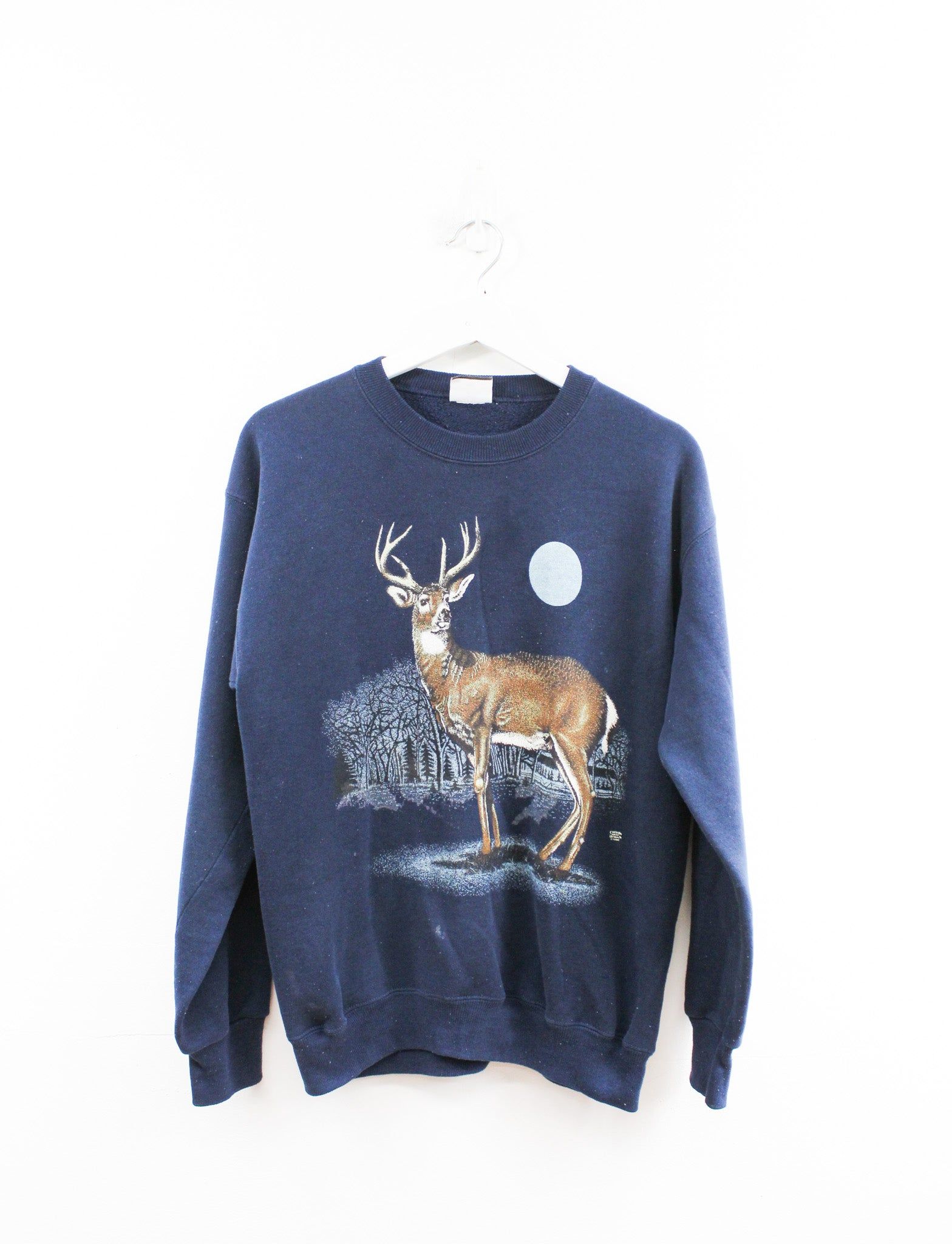 Vintage Deer & Moon Crewneck sold by HG Vintage