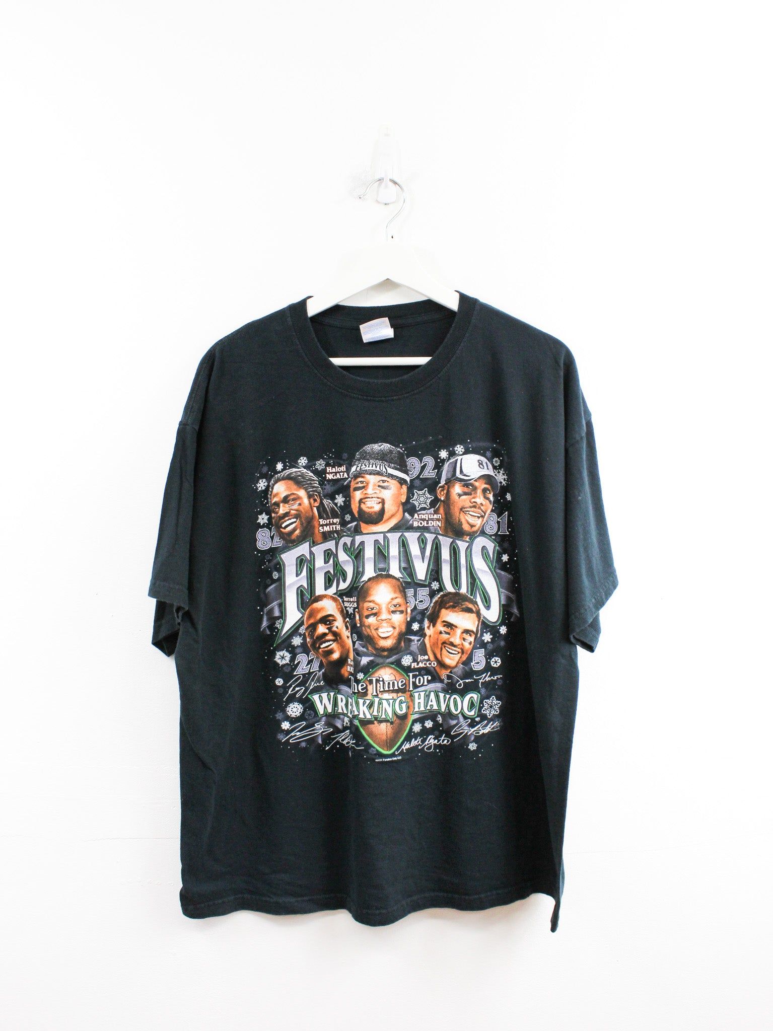 NFL 2011 Baltimore Raven Players Picture Tee sold by HG Vintage