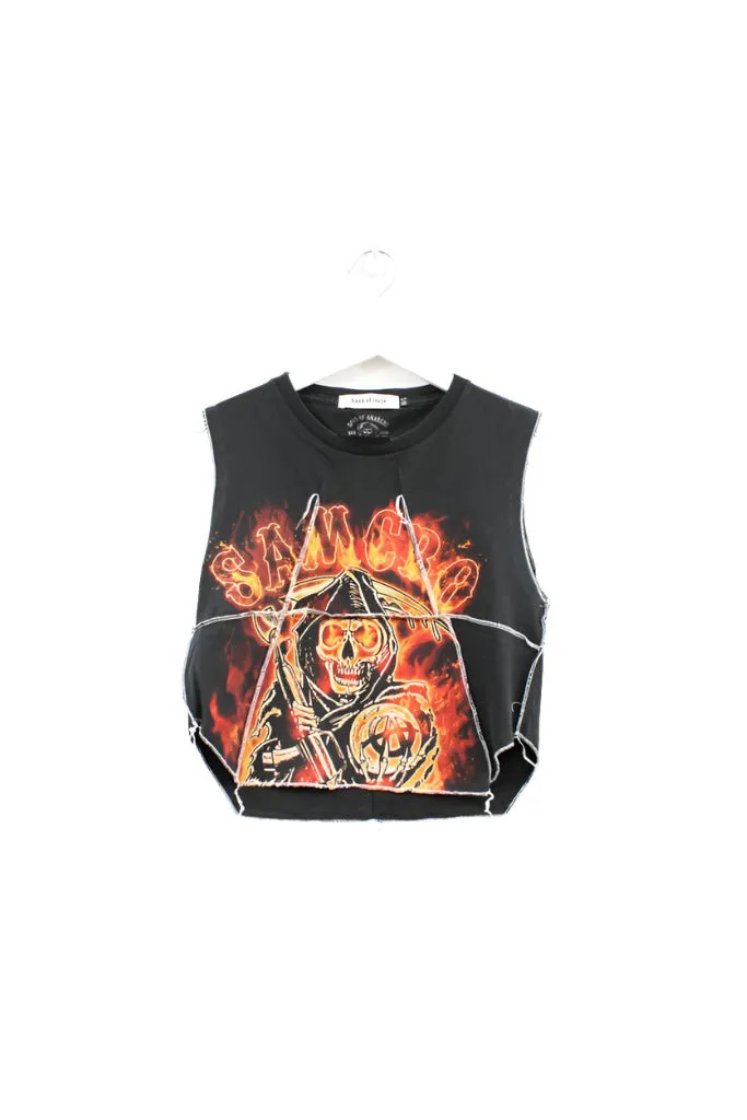 Z - Mojo Music Double Stitch Rework Sons Of Anarchy Reaper & Flames sold by HG Vintage