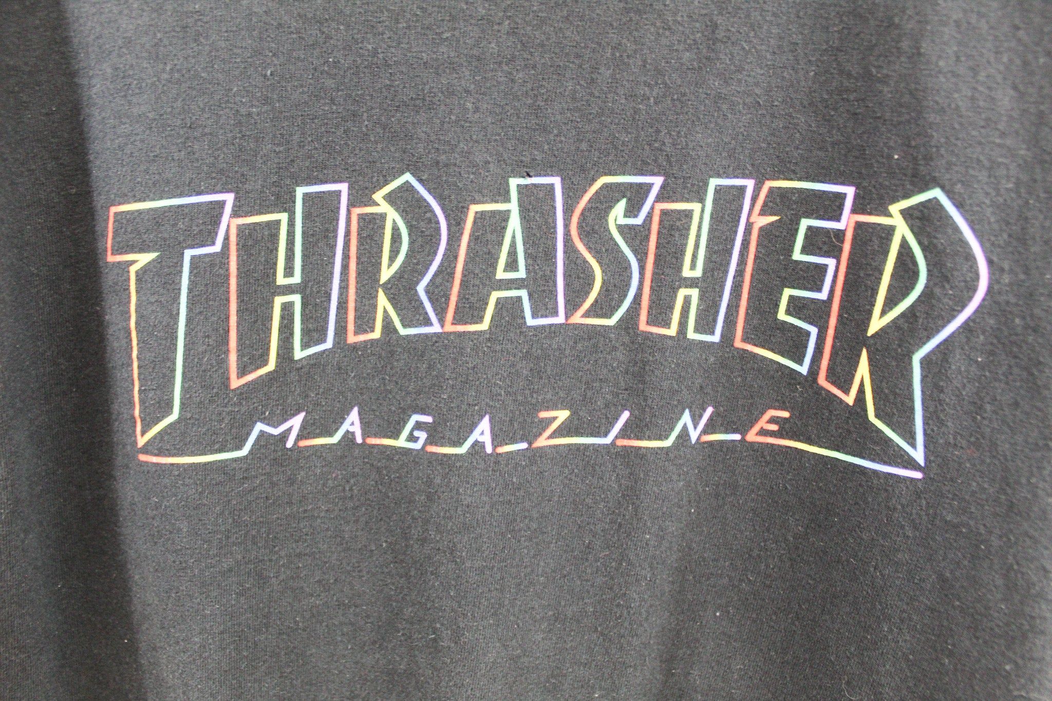Thrasher Mag Rainbow Logo Tee sold by HG Vintage product image thumbnail 2