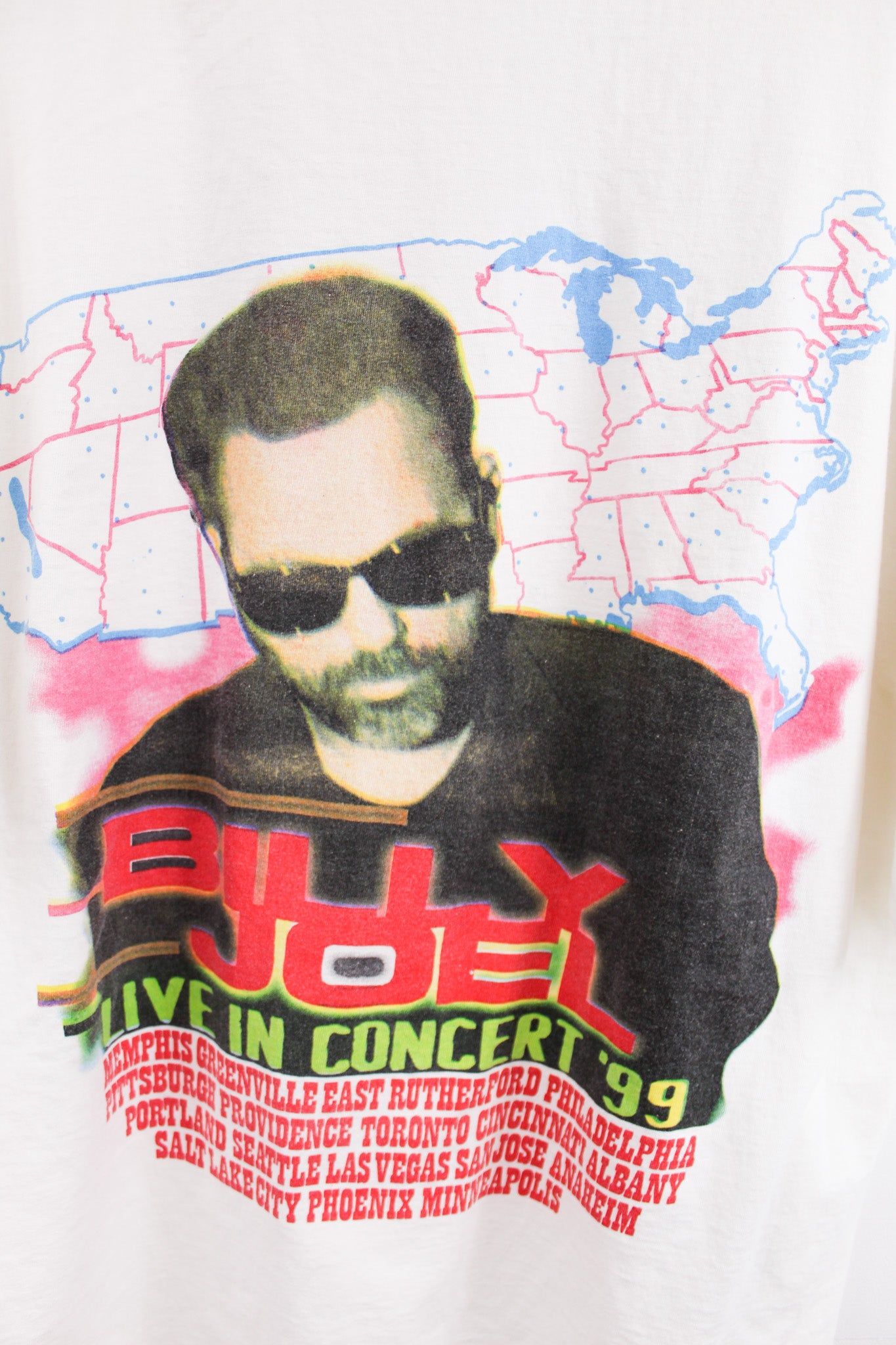 Billy Joel 99' Tour Picture Tee sold by HG Vintage product image thumbnail 4