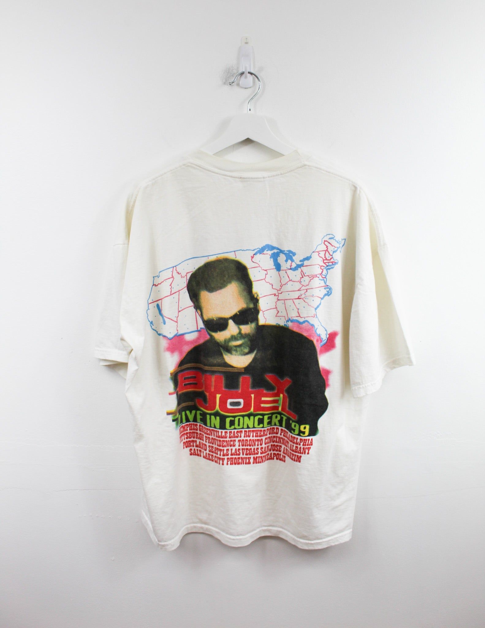 Billy Joel 99' Tour Picture Tee sold by HG Vintage product image thumbnail 3