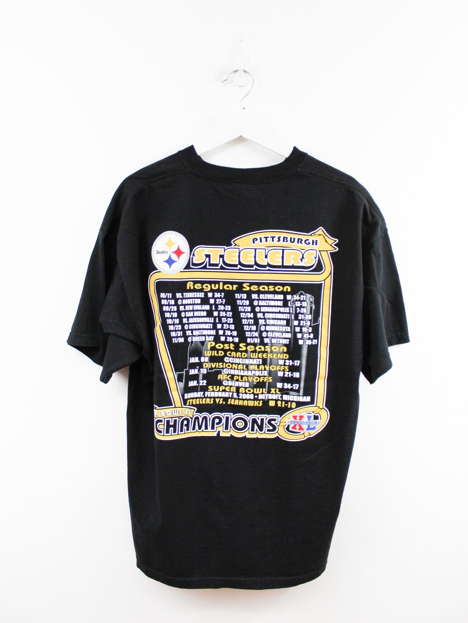 2006 NFL Steelers Super Bowl Champ Tee sold by HG Vintage product image thumbnail 3