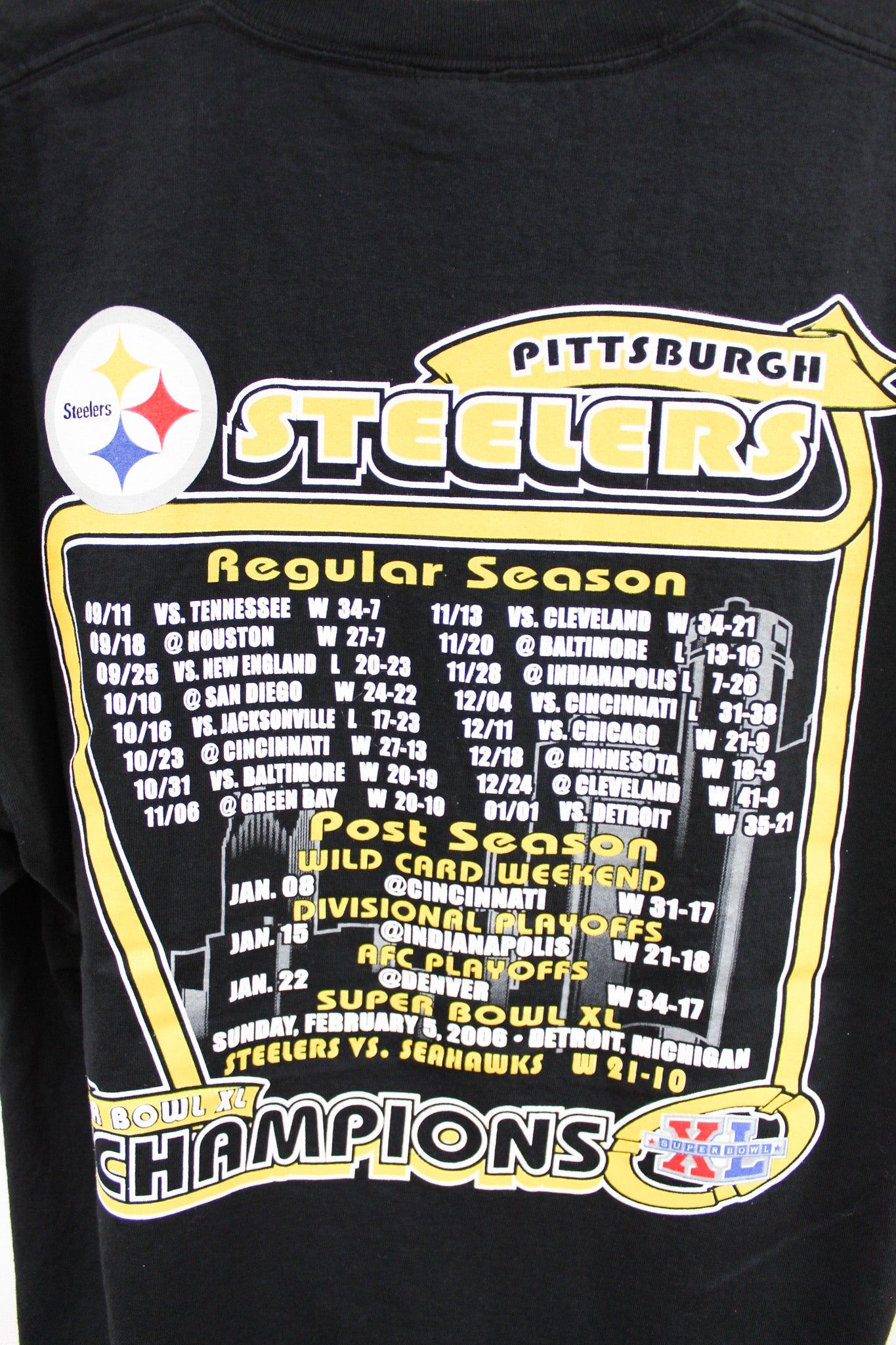 2006 NFL Steelers Super Bowl Champ Tee sold by HG Vintage product image thumbnail 4