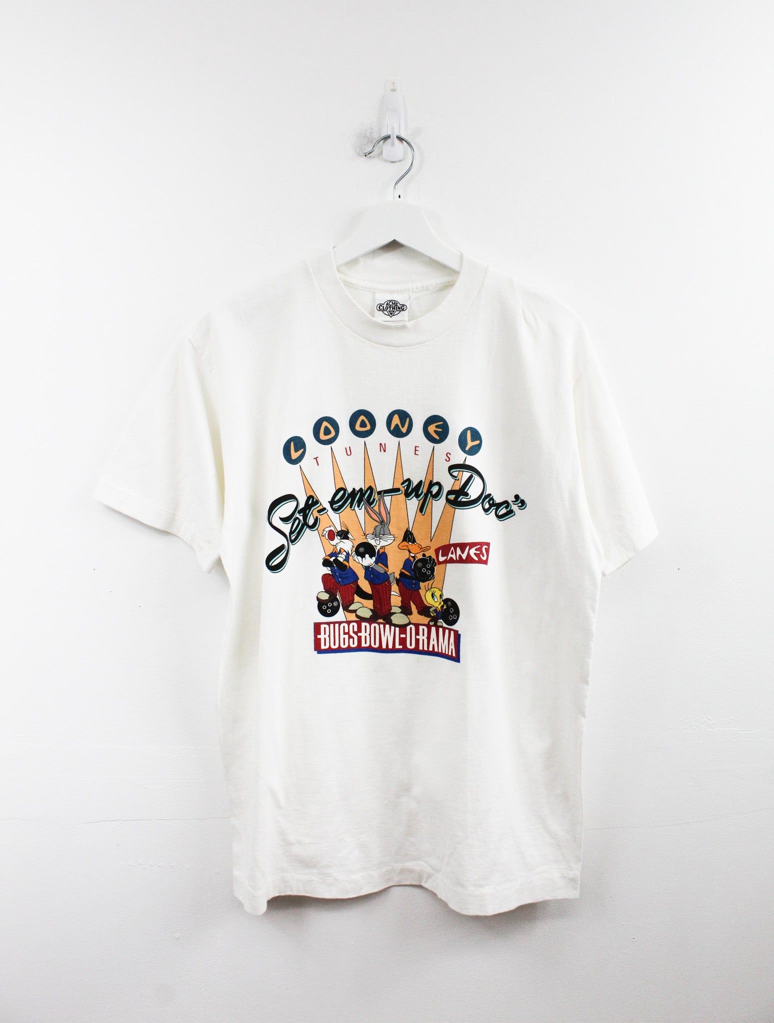 Looney Tunes Bugs-Bowl-O-Rama Tee sold by HG Vintage
