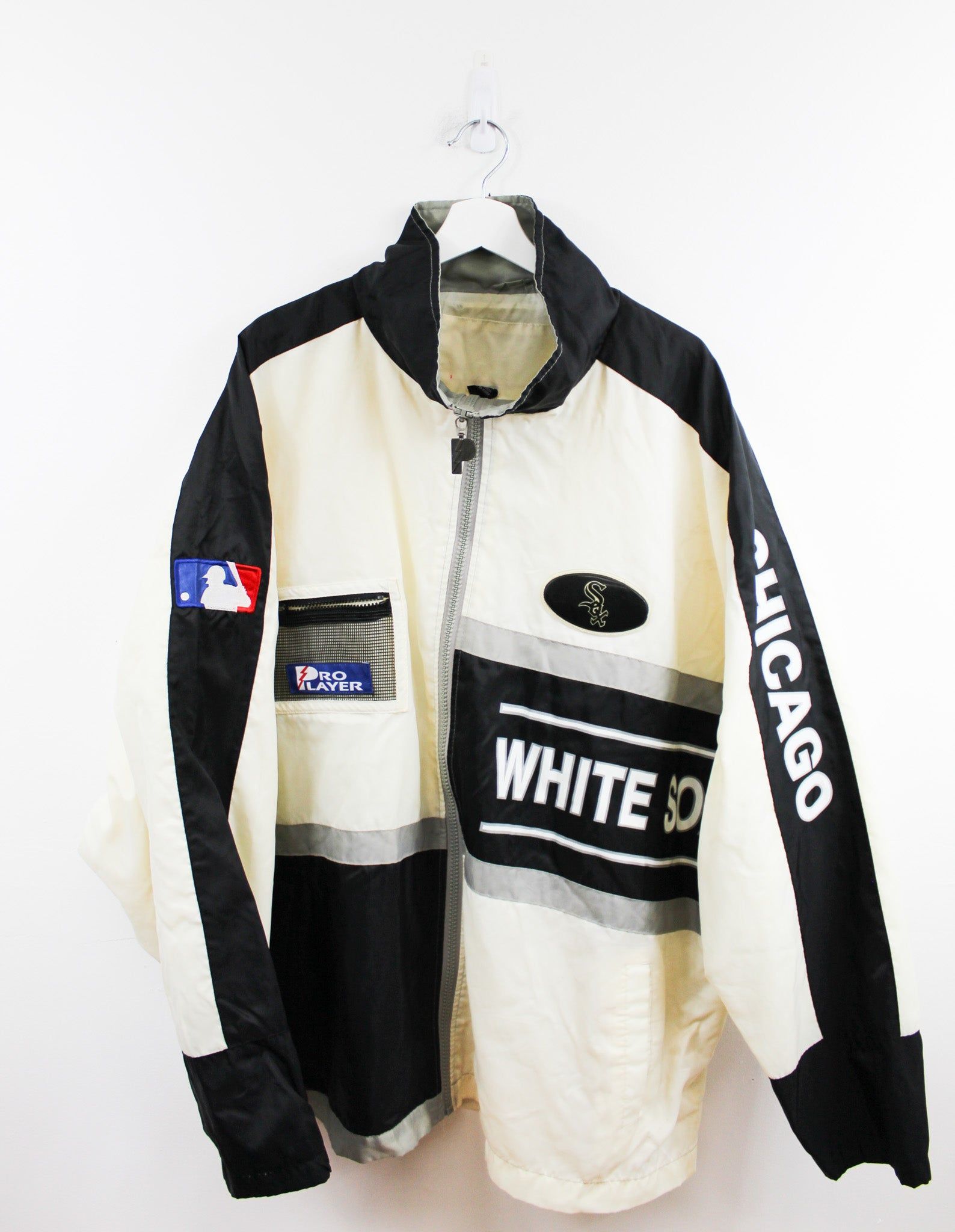 Vintage Pro Player X MLB Chicago White Sox Windbreaker sold by HG Vintage