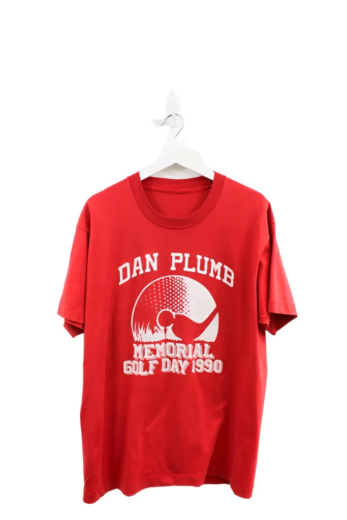 Z - Vintage Single Stitch 1990 Memorial Golf Day Tee sold by HG Vintage