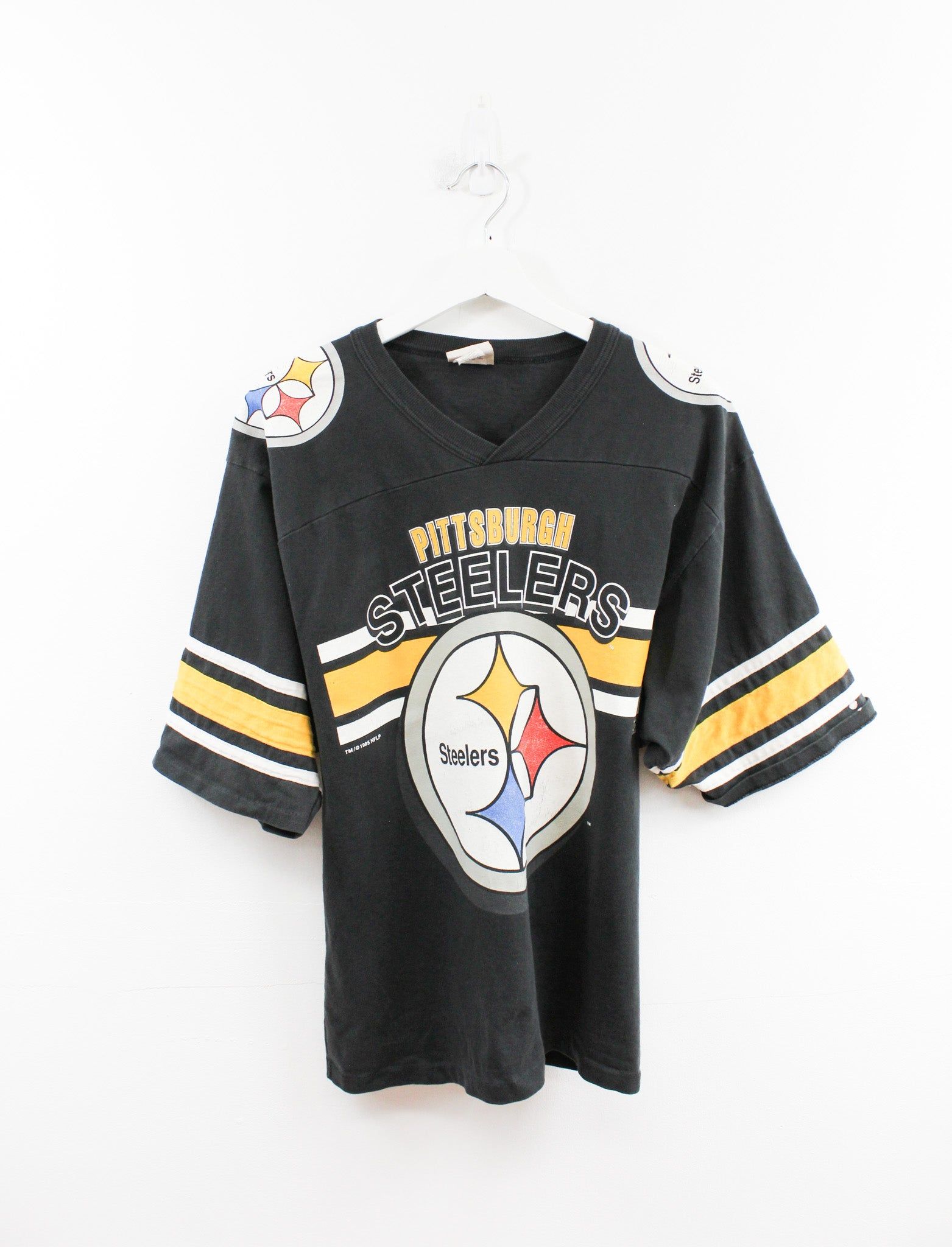Vintage NFL 95' Pittsburgh Steelers Jersey Tee sold by HG Vintage