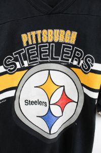 Vintage NFL 95' Pittsburgh Steelers Jersey Tee sold by HG Vintage
