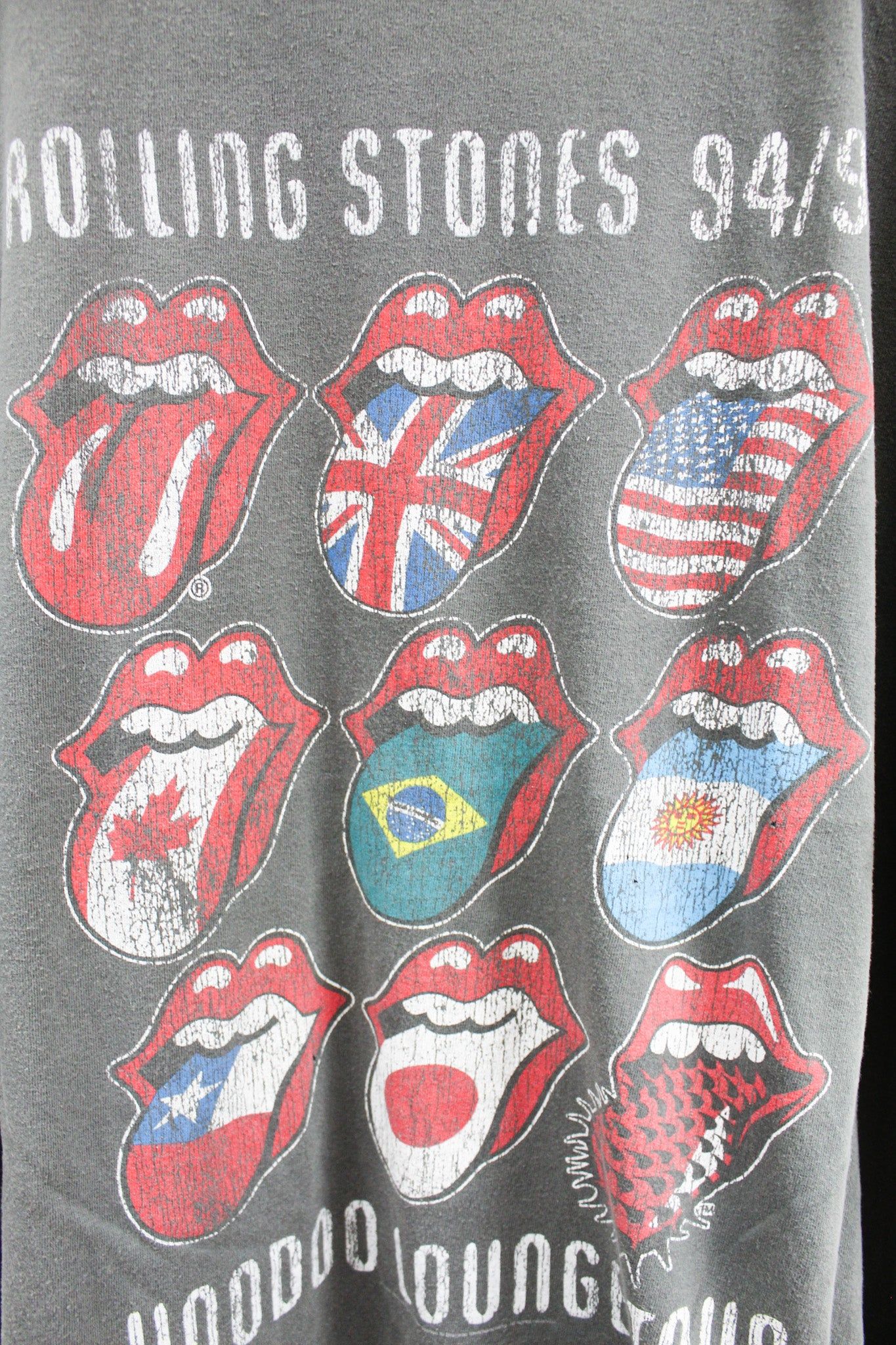 The Rolling Stones Voodoo Lounge Tour Tee sold by HG Vintage product image thumbnail 2