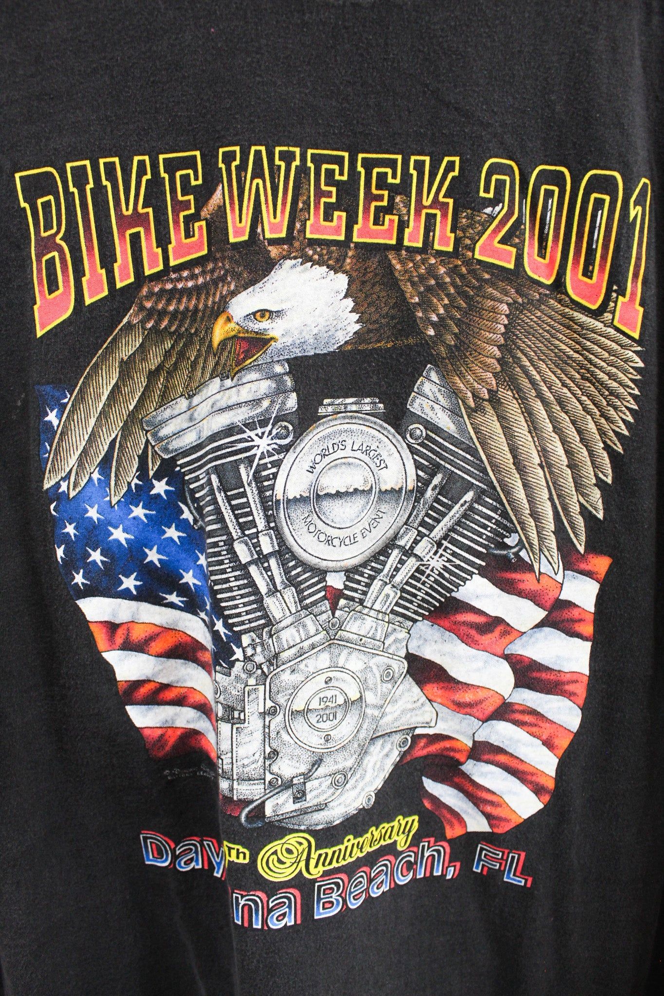 Vintage 2001 Daytona Bike Week Eagle Tee sold by HG Vintage product image thumbnail 2