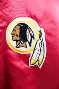 Vintage Starter NFL Washington Football Team Satin Bomber Jacket sold by HG Vintage