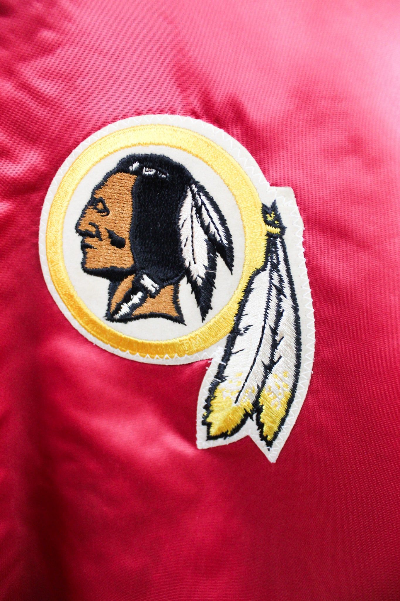 Vintage Starter NFL Washington Football Team Satin Bomber Jacket sold by HG Vintage product image thumbnail 2