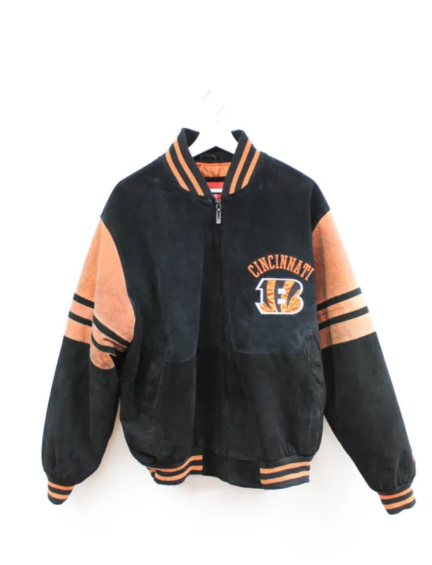 Vintage NFL Cincinnati Bengals Suede Jacket sold by HG Vintage