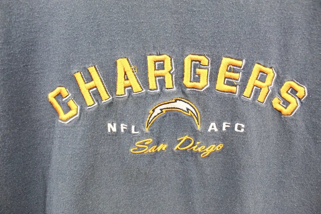 Z - Vintage 90s NFL San Diego Chargers Embroidered Script & Logo Tee sold by HG Vintage product image thumbnail 2