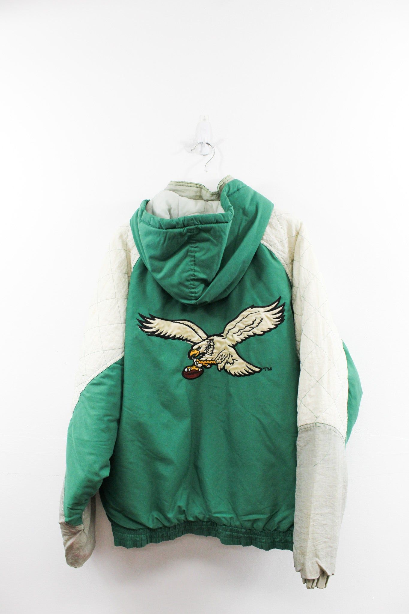 Vintage Starter NFL Philadelphia Eagles Kelly Green Winter Jacket sold by HG Vintage product image thumbnail 4