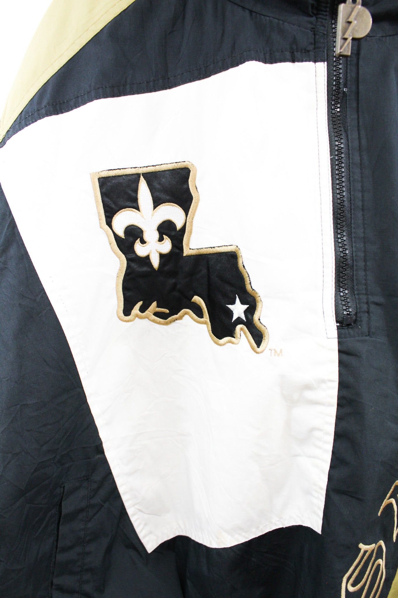 Vintage Pro Player NFL New Orleans Saints Anorak Winter Jacket sold by HG Vintage product image thumbnail 2