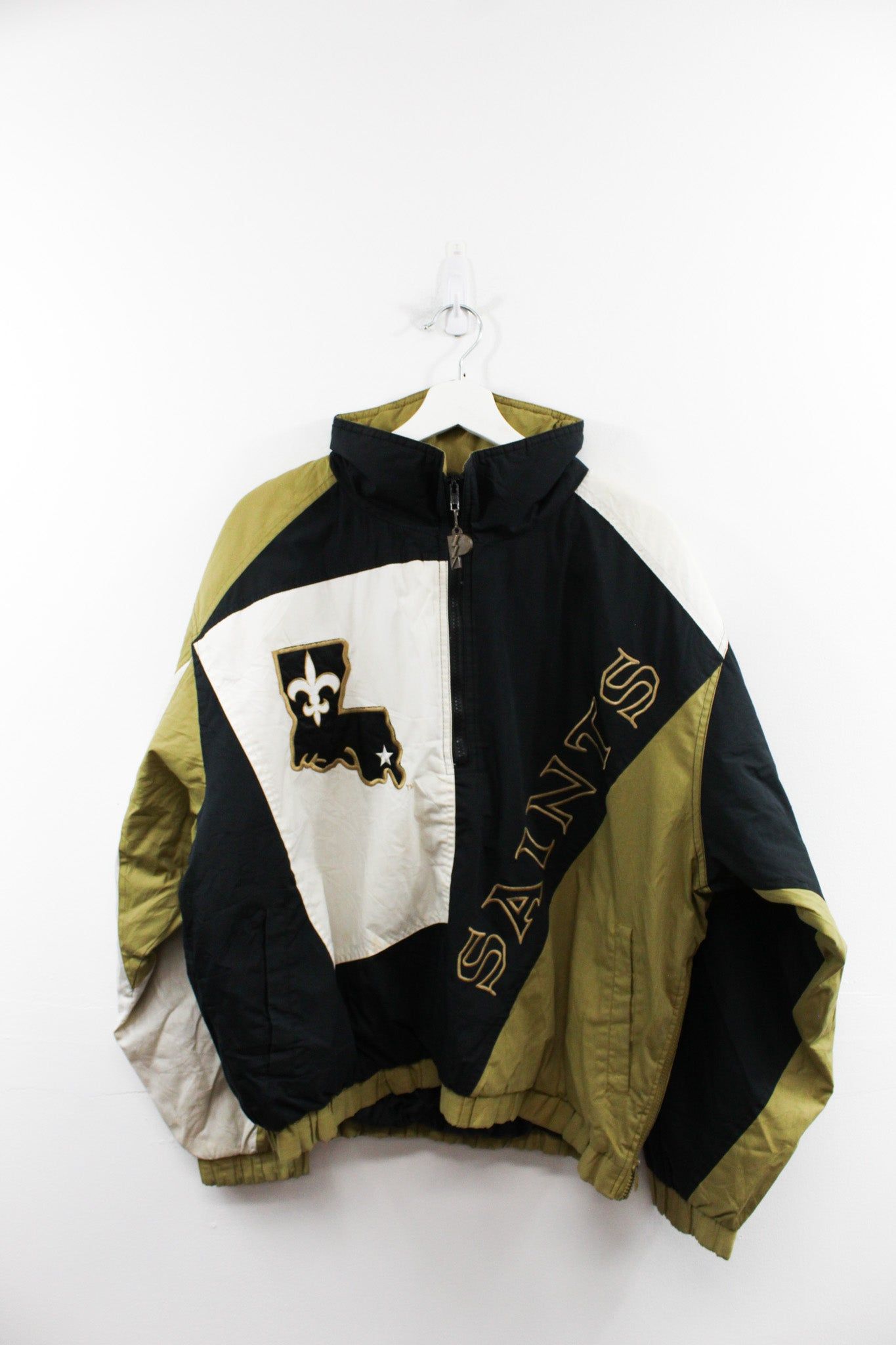 Vintage Pro Player NFL New Orleans Saints Anorak Winter Jacket sold by HG Vintage