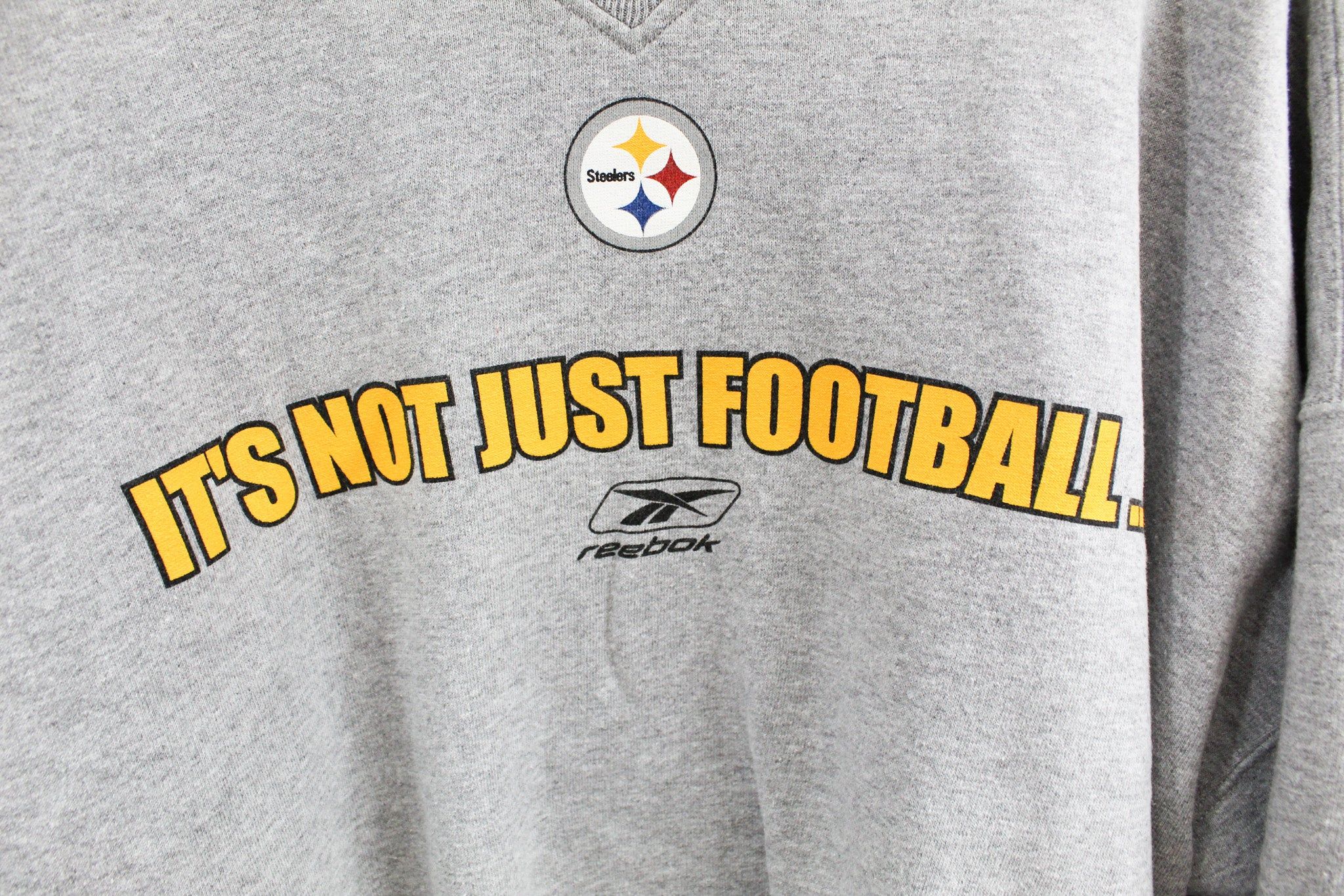 Vintage Reebok X NFL Pittsburgh Its Steelers Football Crewneck sold by HG Vintage product image thumbnail 2