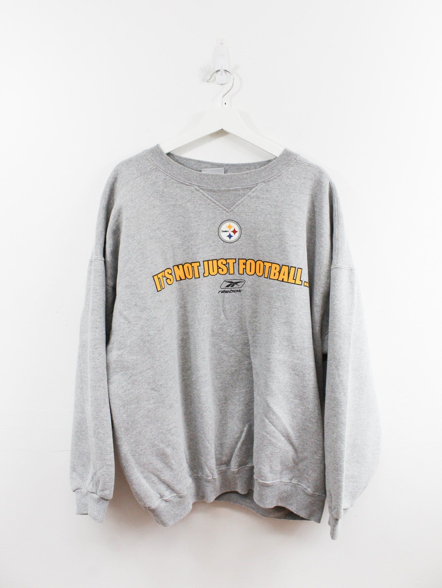 Vintage Reebok X NFL Pittsburgh Its Steelers Football Crewneck sold by HG Vintage
