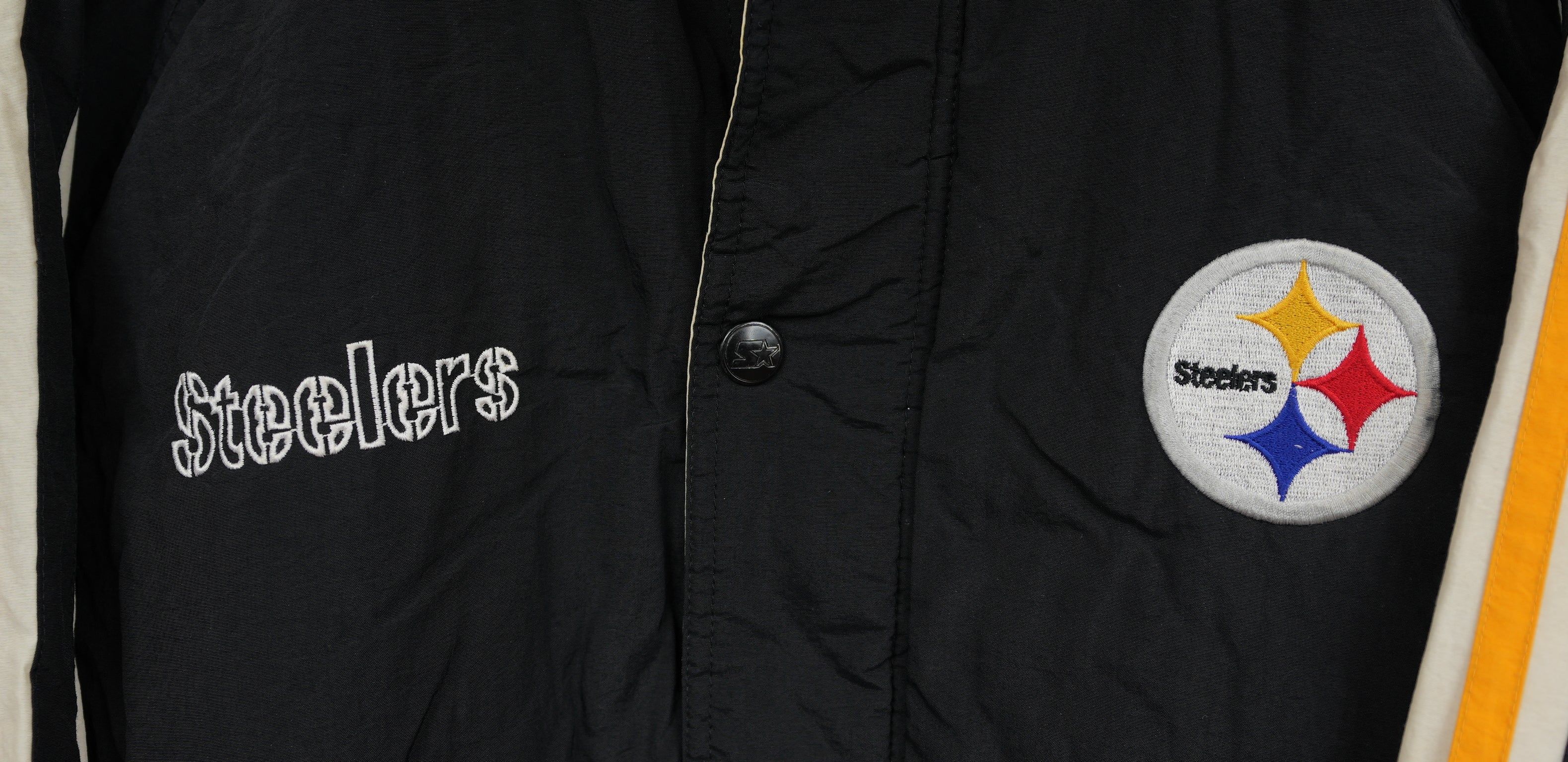 Pittsburgh Steelers Vintage NFL Full Zip Starter Jacket sold by HG Vintage product image thumbnail 2