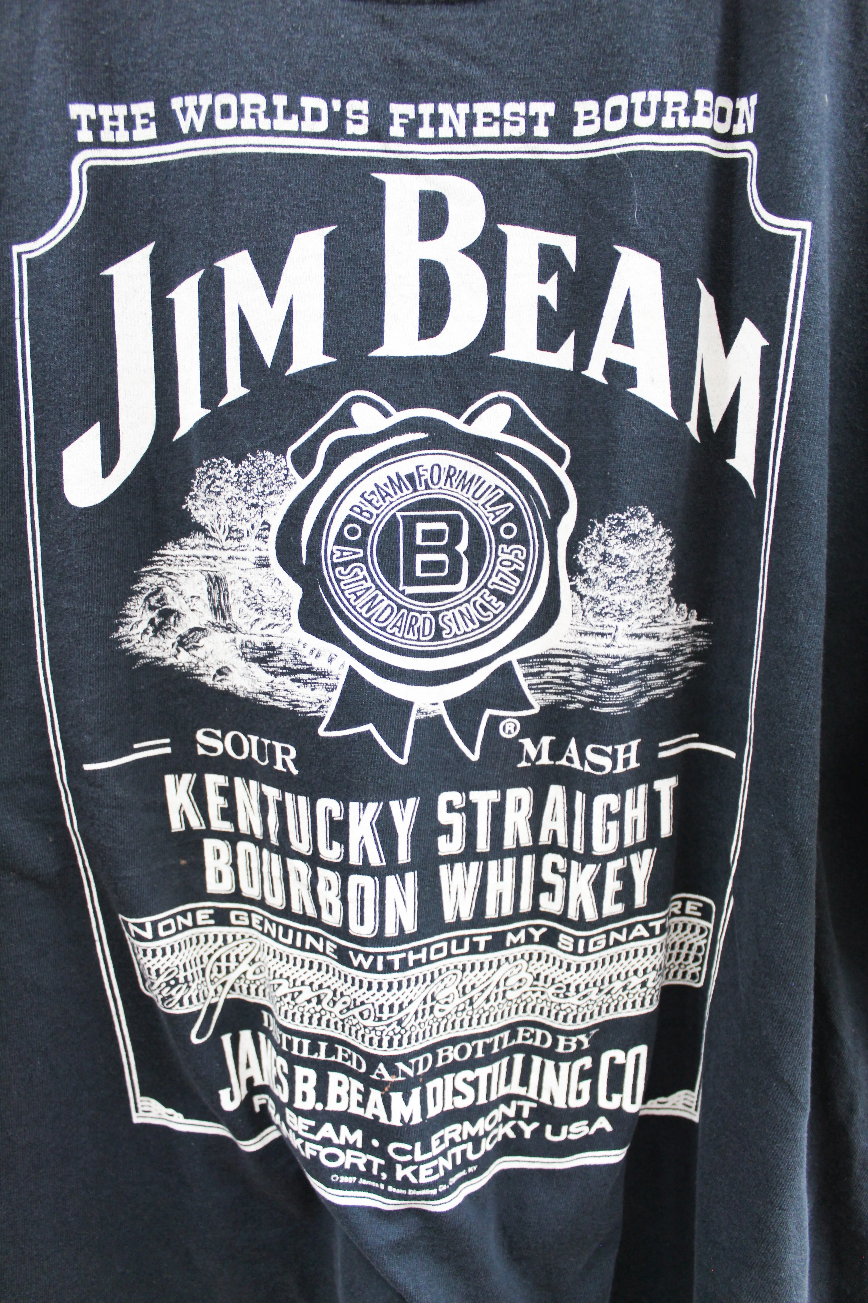 X - Vintage 07' Jim Beam Whiskey Logo Tee sold by HG Vintage product image thumbnail 2